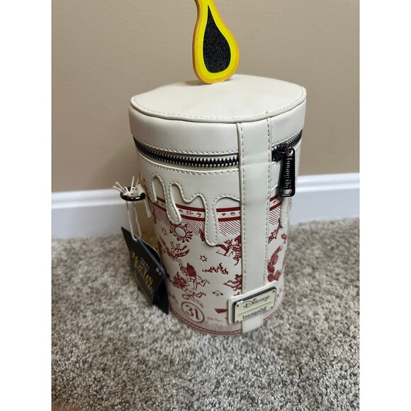 Loungefly Hocus Pocus Black Flame Candle Crossbody Barrel Bag - Picture 4 of 8